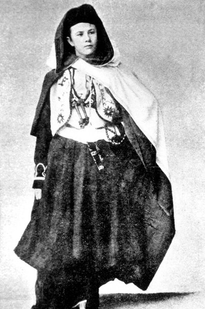 Swiss explorer Isabelle Eberhardt wearing Arabian costume, c.1897 by Unknown
